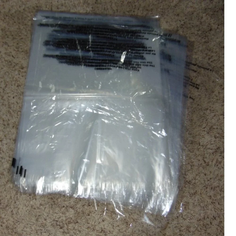 100 Clear FBA Bags 7.5